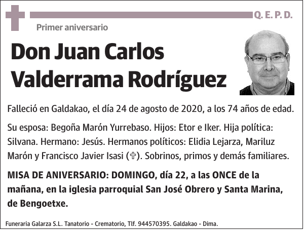 Juan Carlos Valderrama Rodríguez