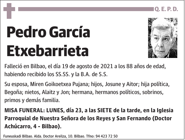 Pedro García Etxebarrieta