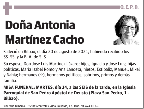 Antonia Martínez Cacho