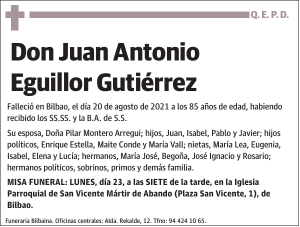 Juan Antonio Eguillor Gutiérrez