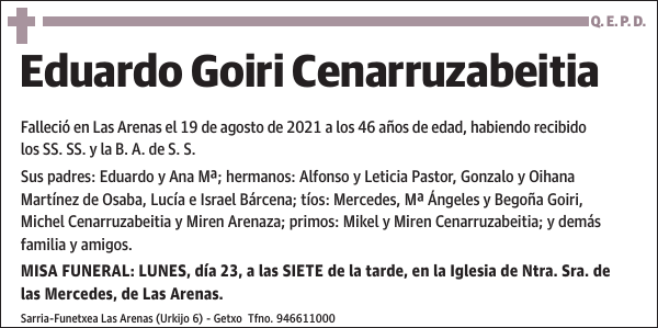 Eduardo Goiri Cenarruzabeitia