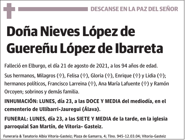 Nieves López de Guereñu López de Ibarreta