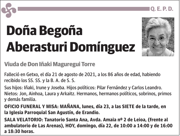Begoña Aberasturi Domínguez