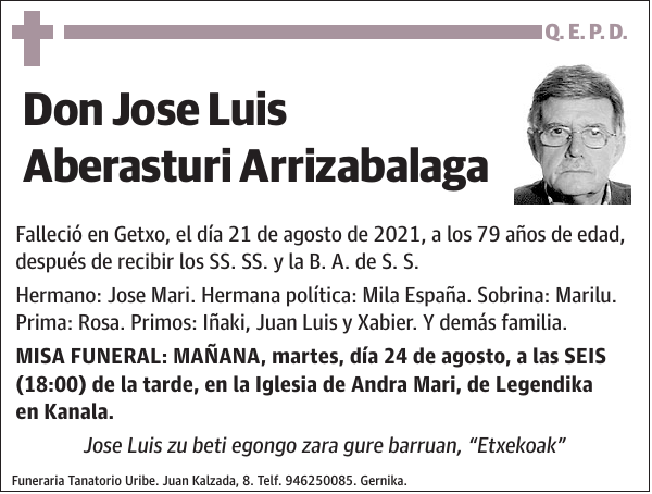 Jose Luis Aberasturi Arrizabalaga