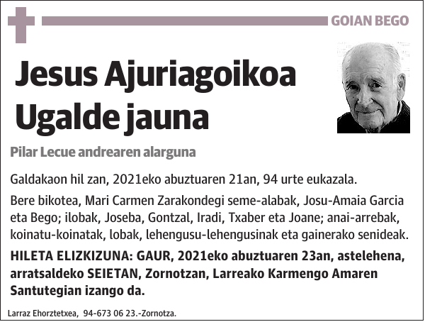 Jesus Ajuriagoikoa Ugalde