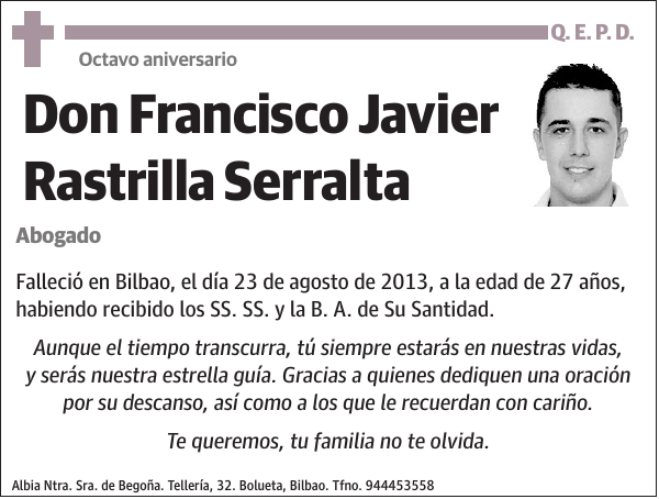 Francisco Javier Rastrilla Serralta