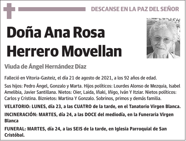 Ana Rosa Herrero Movellan