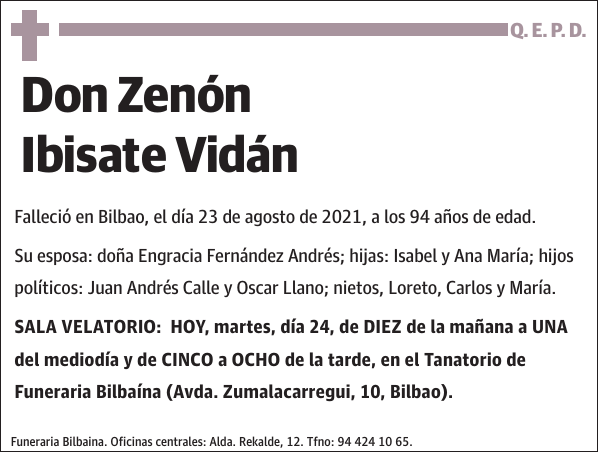 Zenón Ibisate Vidán