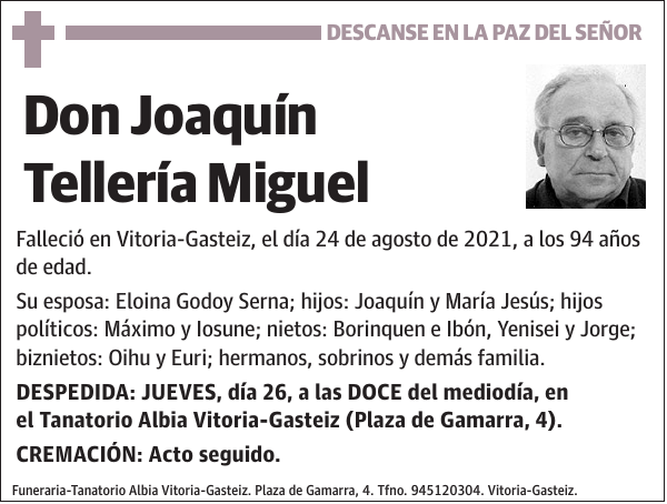 Joaquín Tellería Miguel