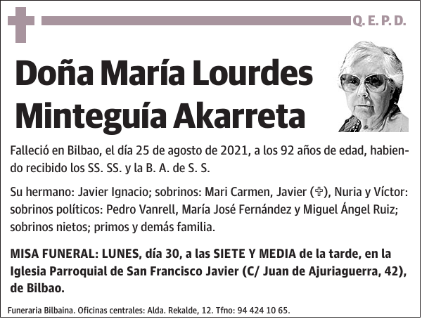 María Lourdes Minteguía Akarreta