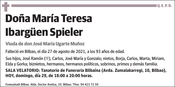 María Teresa Ibargüen Spieler