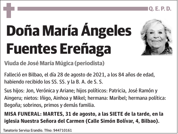 María Ángeles Fuentes Ereñaga