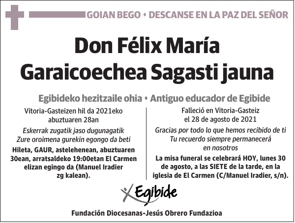 Félix María Garaicoechea Sagasti