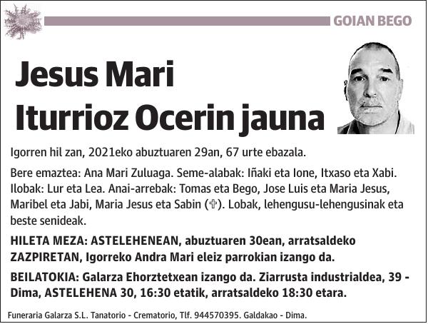 Jesus Mari Iturrioz Ocerin