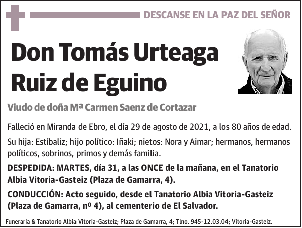 Tomás Urteaga Ruiz de Eguino