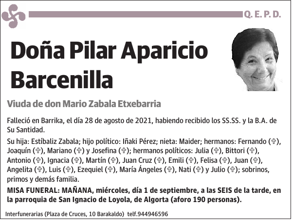 Pilar Aparicio Barcenilla