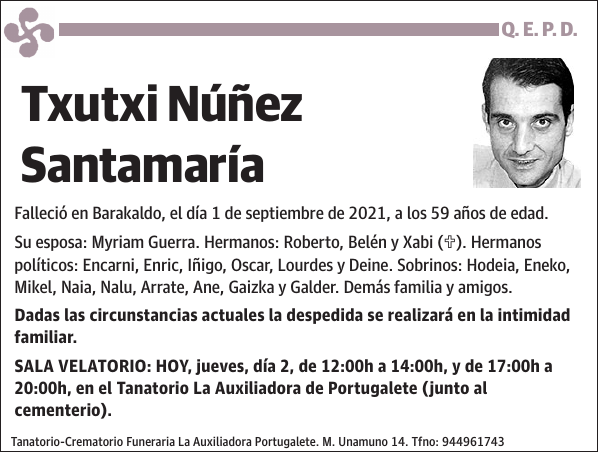 Txutxi Núñez Santamaría