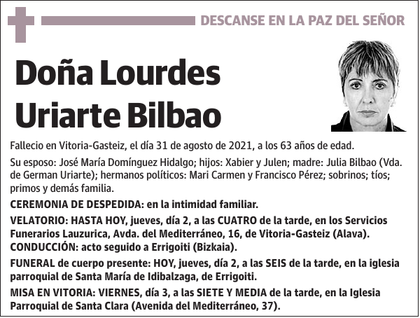 Lourdes Uriarte Bilbao