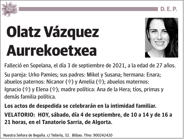 Olatz Vázquez Aurrekoetxea