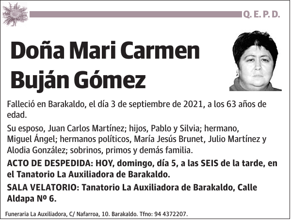 Mari Carmen Buján Gómez