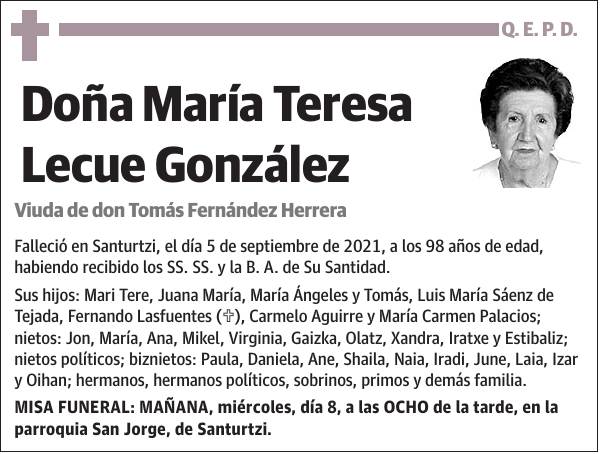 María Teresa Lecue González