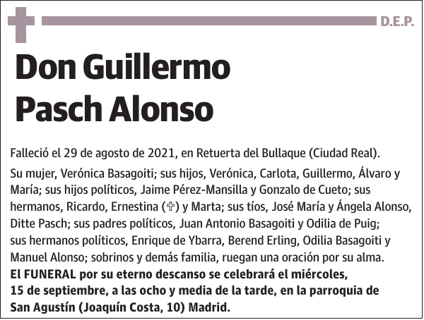 Guillermo Pasch Alonso