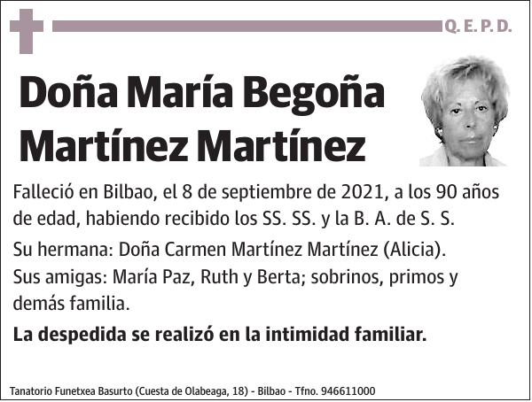 María Begoña Martínez Martínez