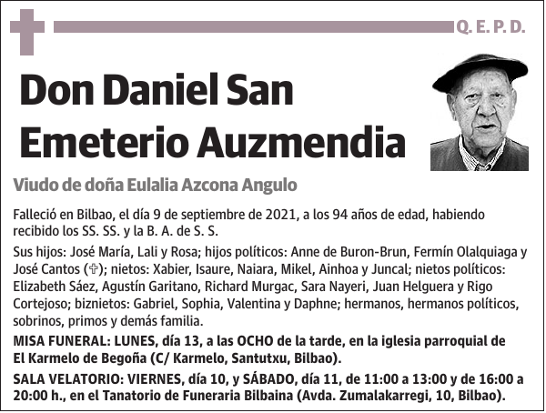 Daniel San Emeterio Auzmendia