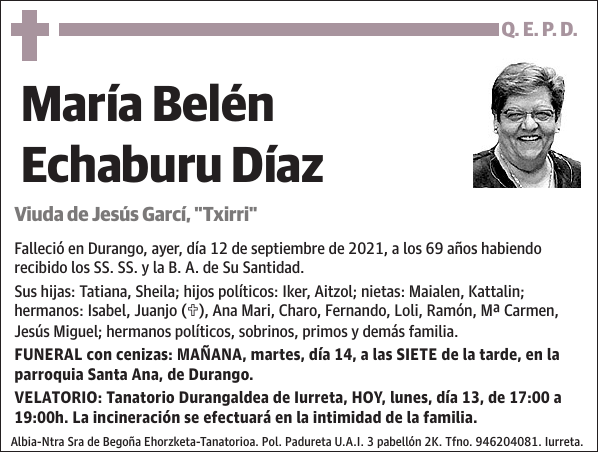 María Belén Echaburu Díaz