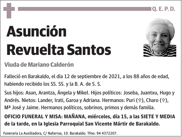 Asunción Revuelta Santos