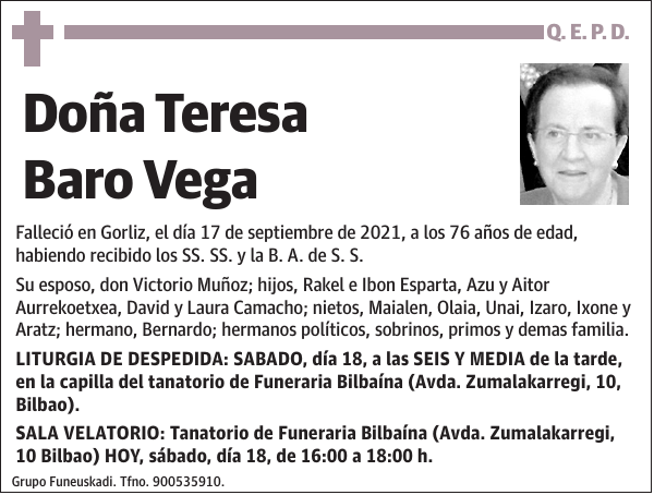 Teresa Baro Vega