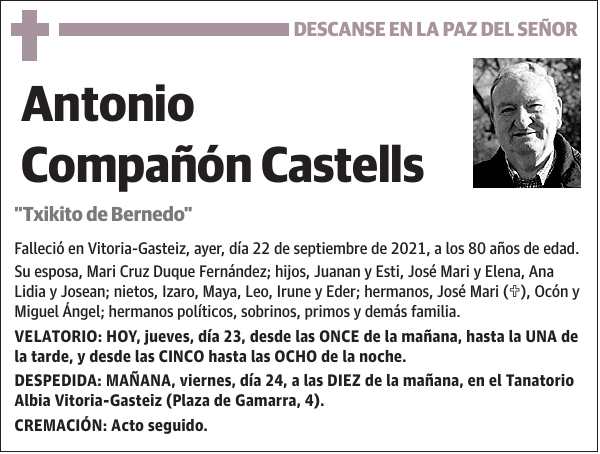 Antonio Compañón Castells