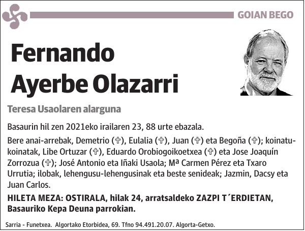 Fernando Ayerbe Olazarri