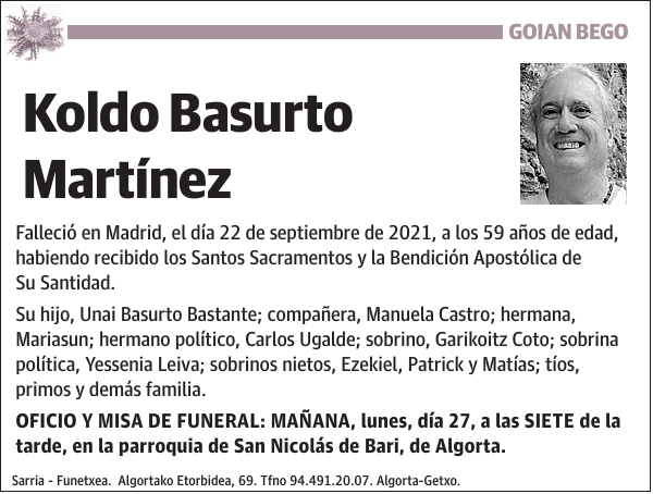 Koldo Basurto Martínez