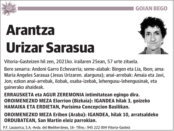 Arantza Urizar Sarasua