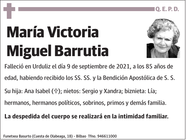 María Victoria Miguel Barrutia