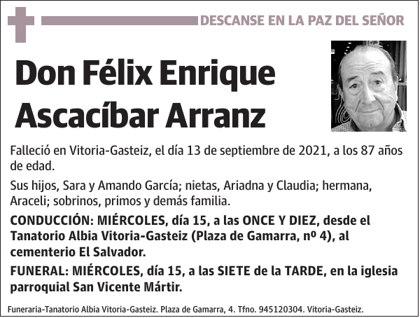 Félix Enrique Ascacíbar Arranz