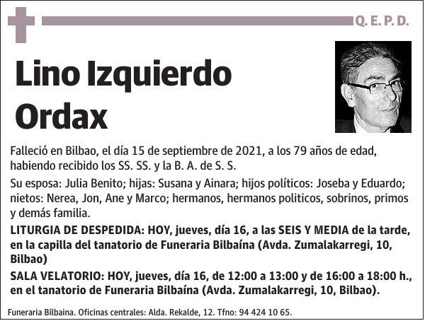 Lino Izquierdo Ordax