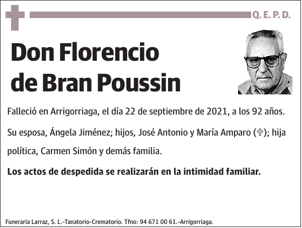 Florencio de Bran Poussin