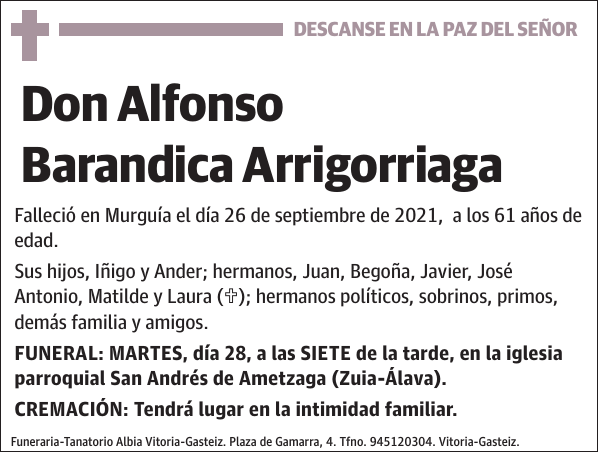 Alfonso Barandica Arrigorriaga