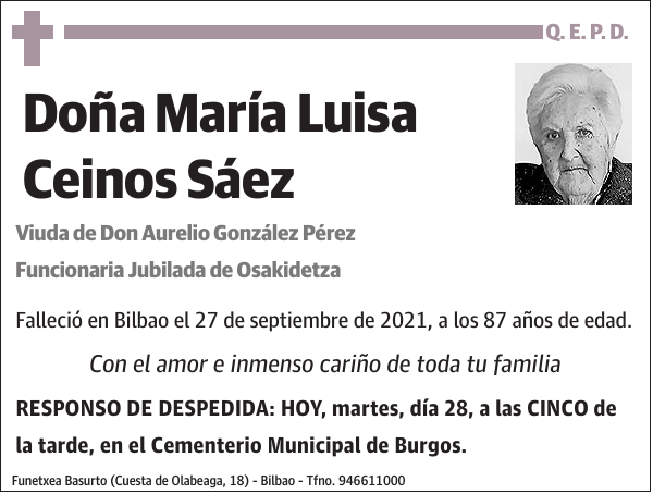 María Luisa Ceinos Sáez