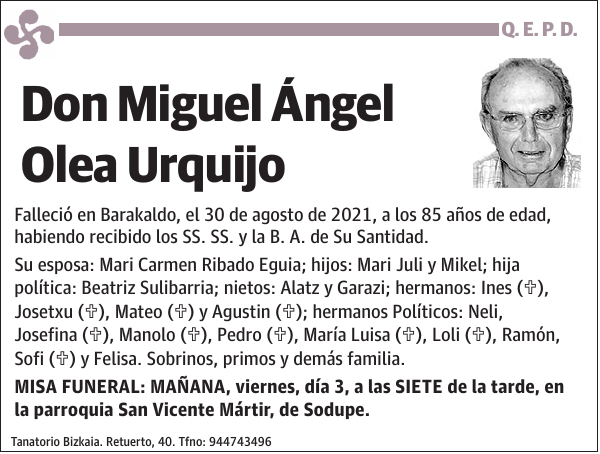 Miguel Ángel Olea Urquijo