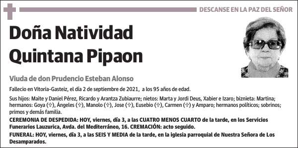 Natividad Quintana Pipaon