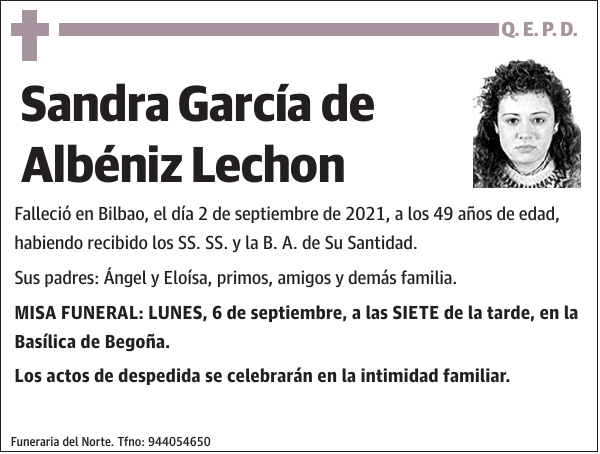 Sandra García de Albéniz Lechon