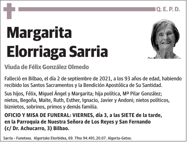 Margarita Elorriaga Sarria