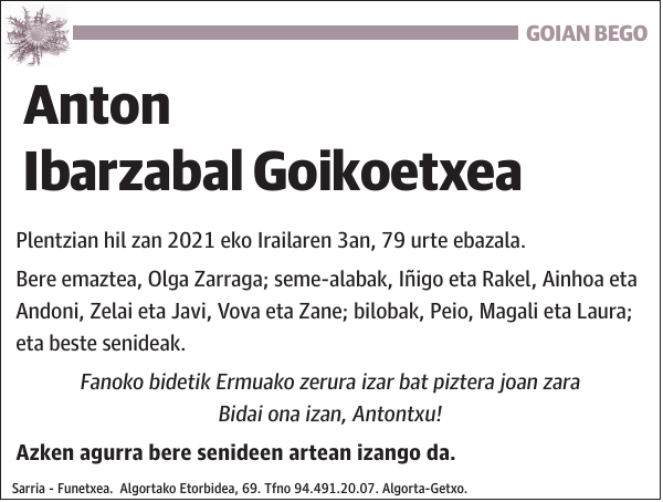 Anton Ibarzabal Goikoetxea