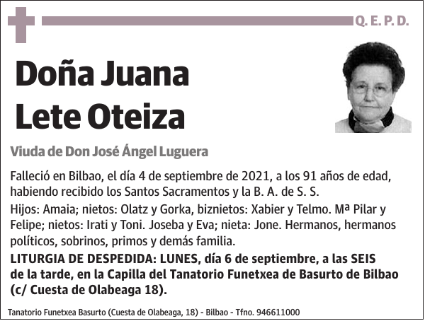 Juana Lete Oteiza