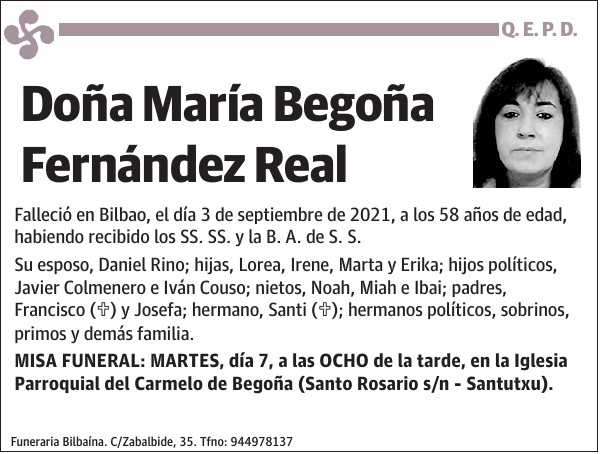 María Begoña Fernández Real