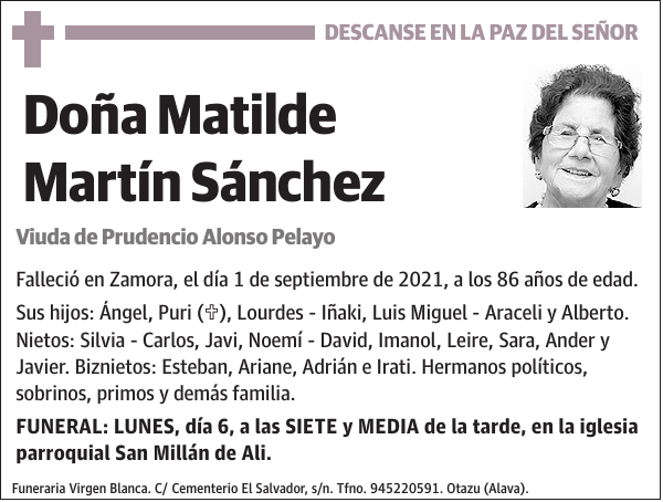 Matilde Martín Sánchez