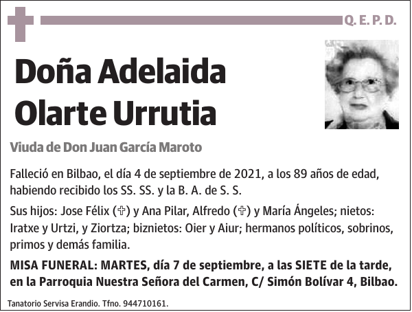 Adelaida Olarte Urrutia